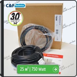 25м¹ǀ750W C&F Black Cable