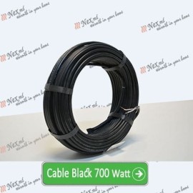Нагревательный кабель «C&F Technics 17 Black» - 700 Ватт
