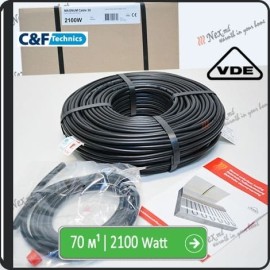 70м¹ǀ2100W C&F Black Cable