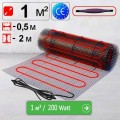 Mat de încălzire «Econom» 1 м² - 200 W. Podea caldă electrică sub teracota. Mat de încălzire «Econom» 1 м² - 200 W. Podea caldă electrică sub teracota.