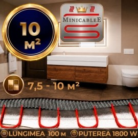 Под плитку или в стяжку «MinicableE»  100 м¹ - 1800 W - «от 7,50 м² до 10 м²»