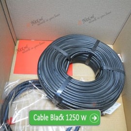 Нагревательный кабель «C&F Technics 17 Black» - 1250 Ватт