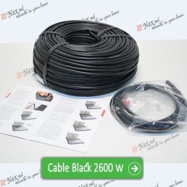 Нагревательный кабель «C&F Technics 17 Black» - 2600 Ватт