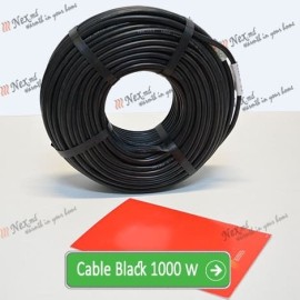 Нагревательный кабель «C&F Technics 17 Black» - 1000 Ватт
