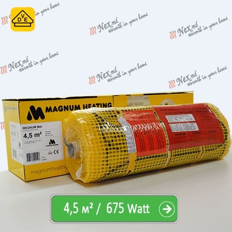 Kit gata «Magnum Mat 4,5 м²; 675 W»