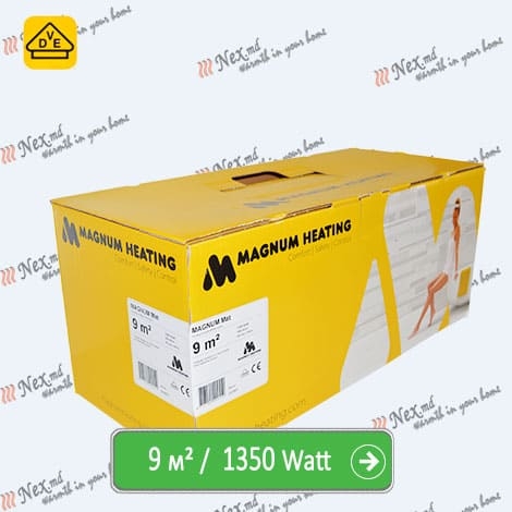 Kit gata «Magnum Mat 9 м²; 1350 W»