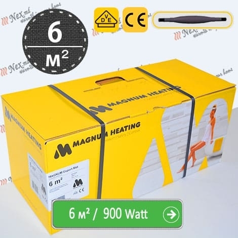 Magnum Export Mat 6 м² - 900 W - podea caldă subțire