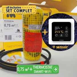 KOMPLECT ǀ Magnum Mat 0,75 м²; 113 W + Termostat MRC Smart WiFi White