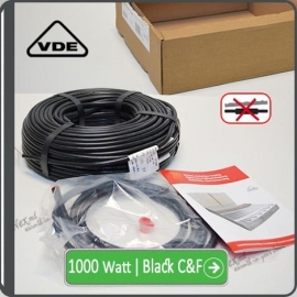 Резистивный кабель для обогрева труб 1000w-mhc17 Black