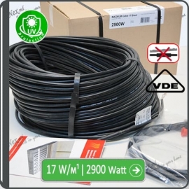 Cablu MHCX17-2900Wǀ171m¹ Rezistiv + Protecție UV + Ecran.