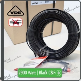 Резистивный кабель для обогрева труб 2900w-mhc17 Black