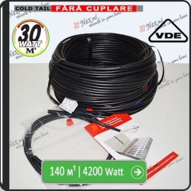 Cablu negru C&F 140m¹ǀ4200W