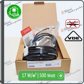 Cablu MHCX17-500Wǀ29,3 m¹ Rezistiv + Protecție UV + Ecran.
