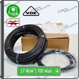 Cablu MHCX17-700Wǀ41 m¹ Rezistiv + Protecție UV + Ecran.