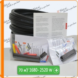 Cablu de încalzire, autoreglabil cu protectie UV-Shielded SRL-24-2CR/К/70