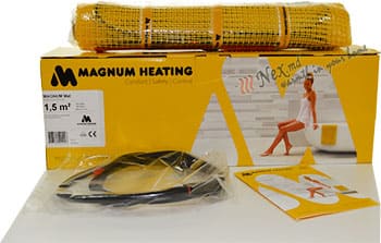 Magnum Mat 1,5 m² - 225 wați. Podea caldă sub teracotă.