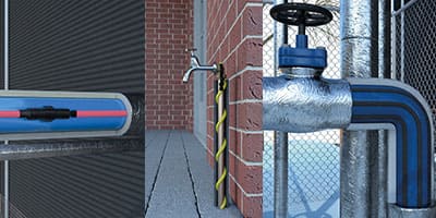 Обогрев для труб и арматуры в Штефан Водах - нагревательный кабель резистивный и саморегулируемый