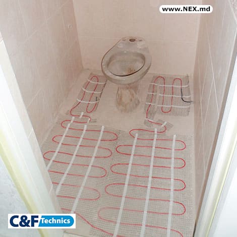 Теплый пол в туалет, санузел, wc (нагревательный (греющий) кабель и нагревательные маты) - Фото 11