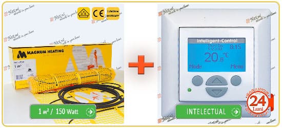 Magnum Mat 1 м2, 150 W + Termoregulator Magnum Intelligent