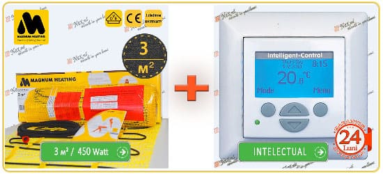 Magnum Mat 3 м2, 450 W + Termoregulator Magnum Intelligent