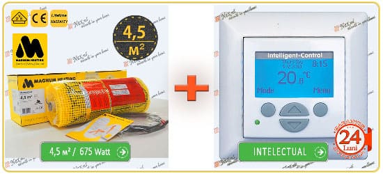 Magnum Mat 4,5 м2, 675 W + Termoregulator Magnum Intelligent