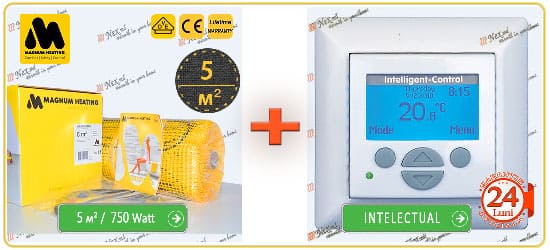 Magnum Mat 5 м2, 750 W + Termoregulator Magnum Intelligent