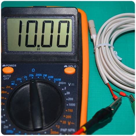 Как замерять сопротивление и какие значения датчика температуры ntc 10 kom - фотография 7-2